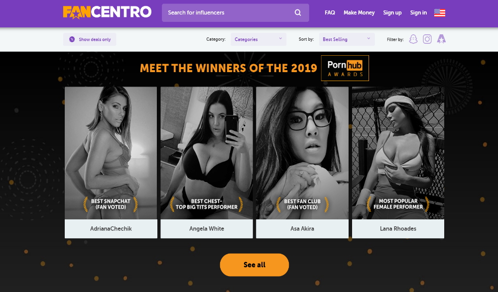 FanCentro Layout