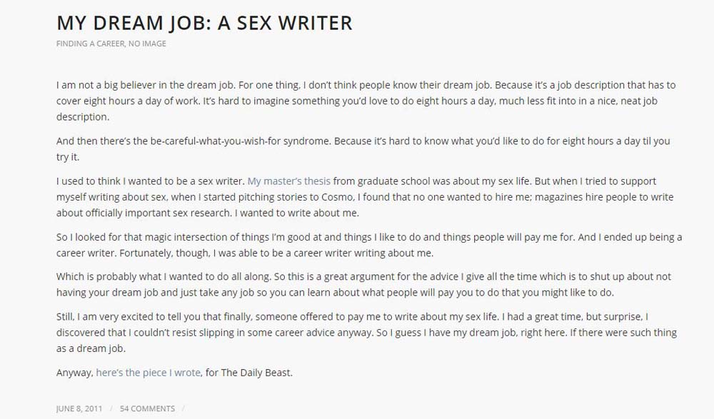 Porn Writing