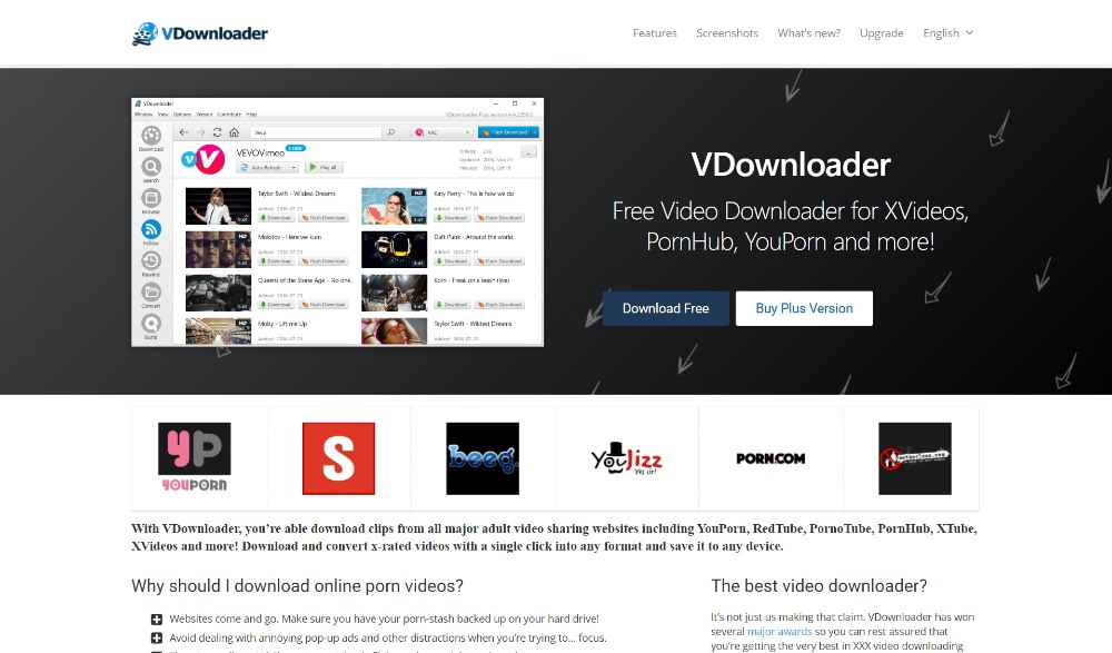 VDownloader Layout