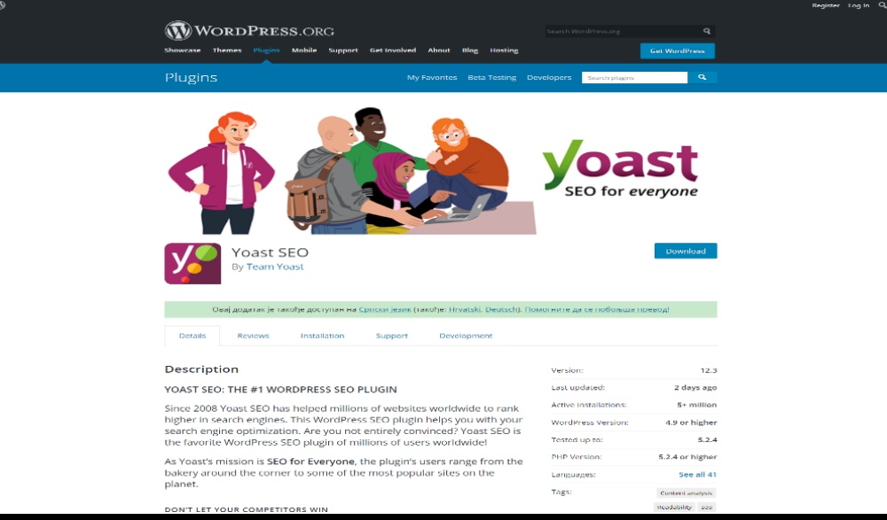 Yoast SEO Layout