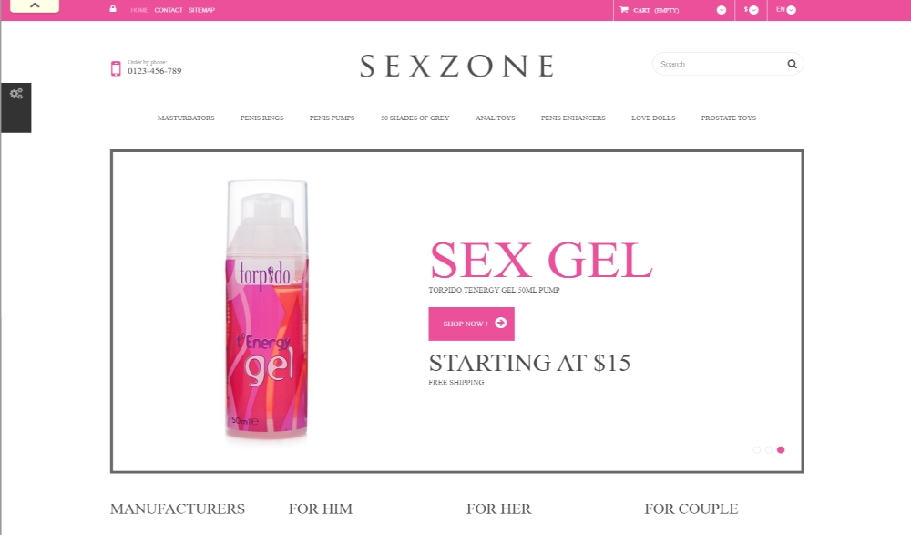 SexZone Layout